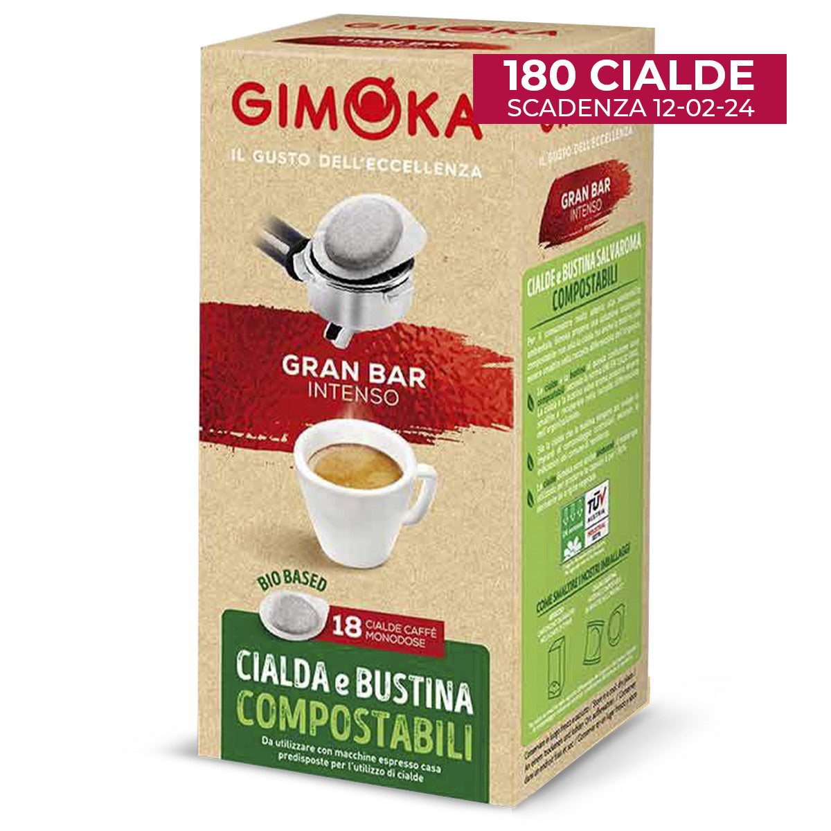 Gran Bar Intenso Gimoka (bustina e cialda compostabile)