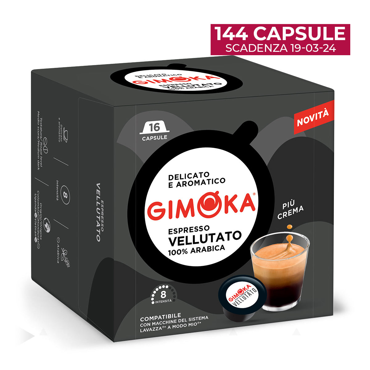 Vellutato 100% Arabica Gimoka